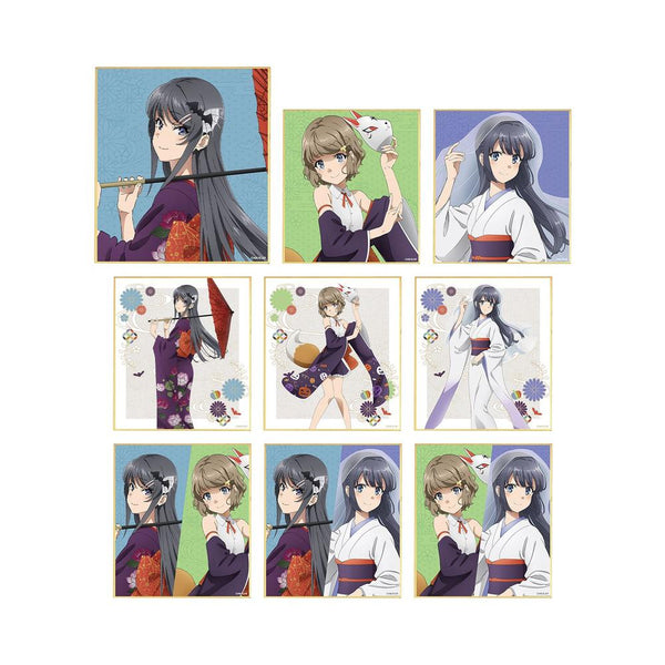 『青春ブタ野郎はバニーガール先輩の夢を見ない』描き下ろしイラスト 和風ハロウィンver. トレーディングミニ色紙(単位/BOX)【202604再販】