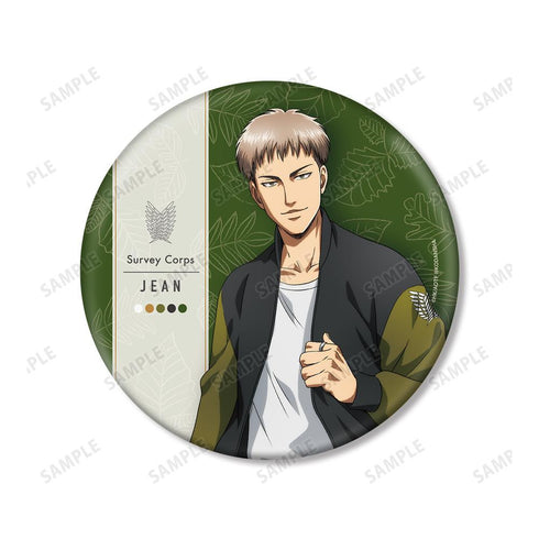 『進撃の巨人』描き下ろしイラスト ジャン シミラールックver. BIG缶バッジ【202507再販】