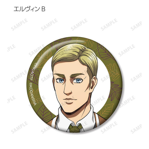 『進撃の巨人』描き下ろしイラスト シミラールックver. トレーディング缶バッジ(単位/BOX)【202507再販】