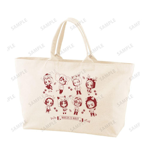 『進撃の巨人』マーレの戦士 ちびキャラ BIGジップトートバッグ【202603再販】