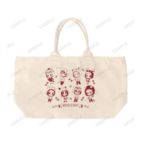 『進撃の巨人』マーレの戦士 ちびキャラ BIGジップトートバッグ【202603再販】