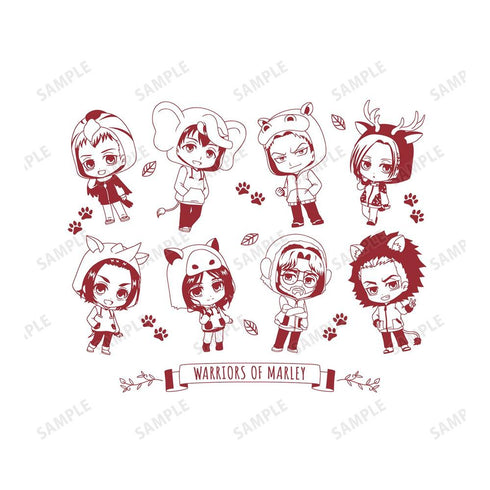 『進撃の巨人』マーレの戦士 ちびキャラ BIGジップトートバッグ【202603再販】