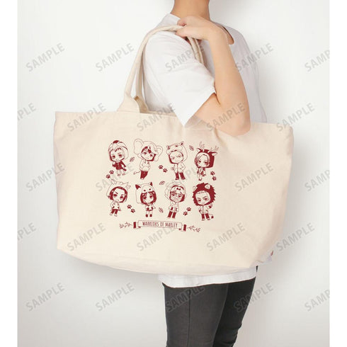 『進撃の巨人』マーレの戦士 ちびキャラ BIGジップトートバッグ【202603再販】