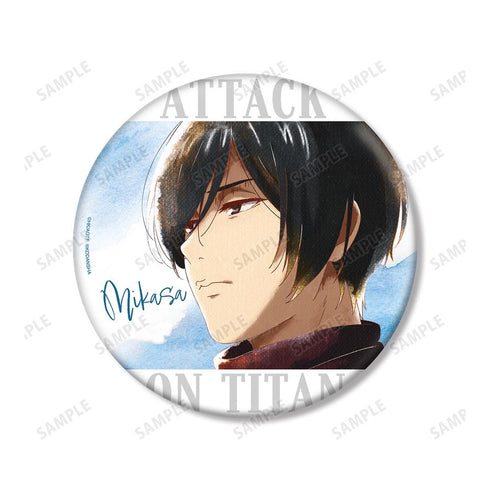 『進撃の巨人』ミカサ Ani-Art aqua label BIG缶バッジ【202512再販】