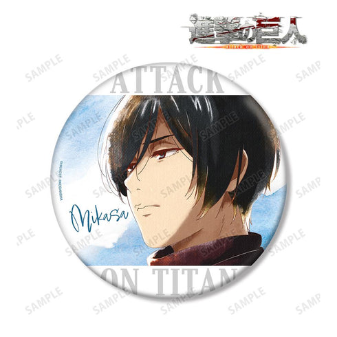 『進撃の巨人』ミカサ Ani-Art aqua label BIG缶バッジ【202512再販】