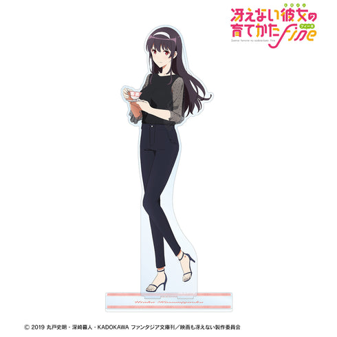 『劇場版 冴えない彼女の育てかた Fine』霞ヶ丘詩⽻ 描き下ろしイラスト 1/7スケール BIGアクリルスタンド <恵 バースデー 2021ver.>