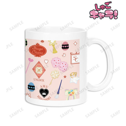 『しゅごキャラ!』モチーフ柄 マグカップ ピンク【202601再販】
