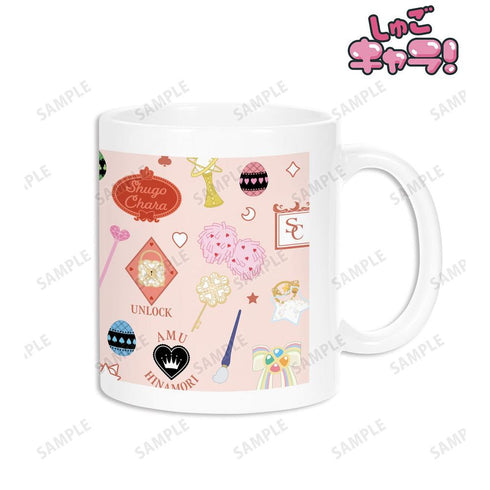 『しゅごキャラ!』モチーフ柄 マグカップ ピンク【202606再販】