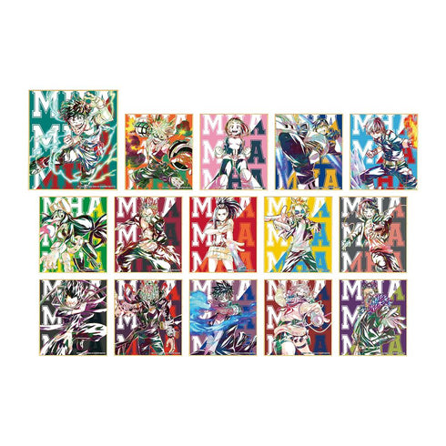 『僕のヒーローアカデミア』トレーディング Ani-Art 第3弾 全身ver. ミニ色紙(単位/BOX)【202508再販】