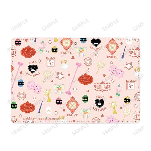 『しゅごキャラ!』モチーフ柄 4ポケットパスケース ピンク【202507再販】