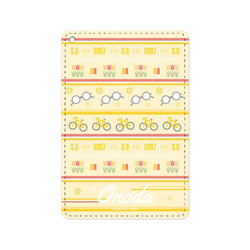 『弱虫ペダル GLORY LINE』小野田 坂道 モチーフ柄 1ポケットパスケース【202411再販】