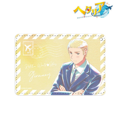 『ヘタリア World★Stars』ドイツ Ani-Art aqua label 1ポケットパスケース【202501再販】