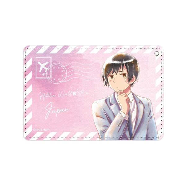 『ヘタリア World★Stars』日本 Ani-Art aqua label 1ポケットパスケース【202608再販】