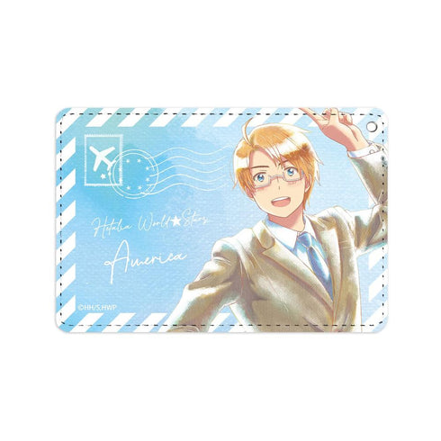 『ヘタリア World★Stars』アメリカ Ani-Art aqua label 1ポケットパスケース【202608再販】