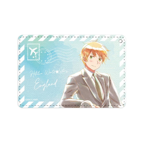 『ヘタリア World★Stars』イギリス Ani-Art aqua label 1ポケットパスケース【202501再販】