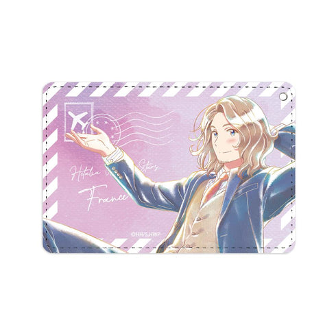 『ヘタリア World★Stars』フランス Ani-Art aqua label 1ポケットパスケース【202501再販】