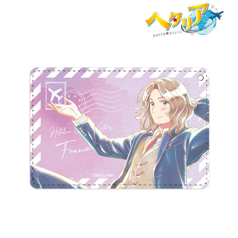 『ヘタリア World★Stars』フランス Ani-Art aqua label 1ポケットパスケース【202501再販】