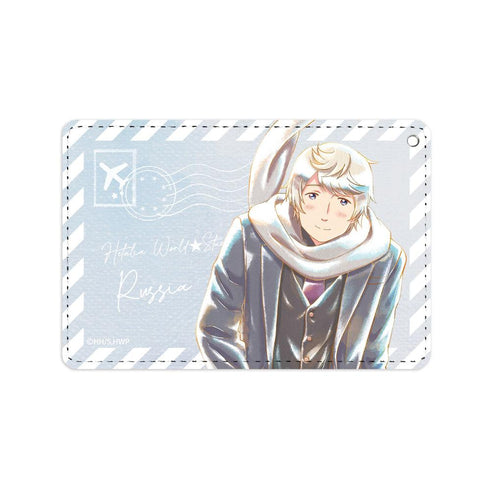 『ヘタリア World★Stars』ロシア Ani-Art aqua label 1ポケットパスケース【202608再販】