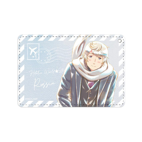 『ヘタリア World★Stars』ロシア Ani-Art aqua label 1ポケットパスケース【202501再販】