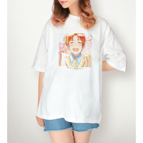 『ヘタリア World★Stars』イタリア Ani-Art aqua label BIGシルエットTシャツユニセックス【202608再販】