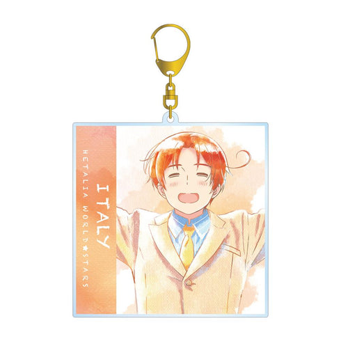『ヘタリア World★Stars』イタリア Ani-Art aqua label BIGアクリルキーホルダー【202501再販】