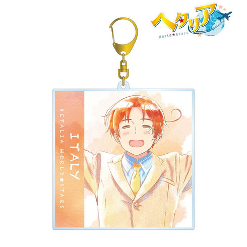 『ヘタリア World★Stars』イタリア Ani-Art aqua label BIGアクリルキーホルダー【202501再販】