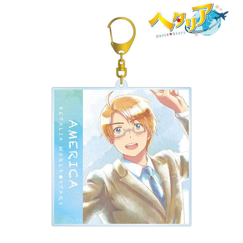 『ヘタリア World★Stars』アメリカ Ani-Art aqua label BIGアクリルキーホルダー【202608再販】