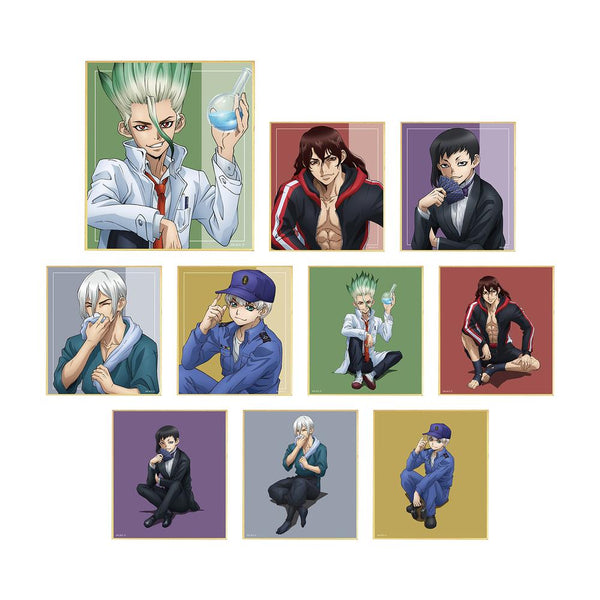 『Dr.STONE』描き下ろしイラスト 石化前ver. トレーディングミニ色紙(単位/BOX)【202512再販】