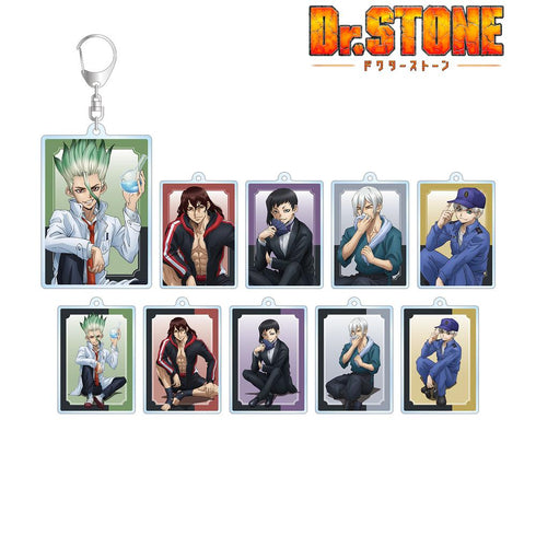 『Dr.STONE』描き下ろしイラスト 石化前ver. トレーディング両面アクリルキーホルダー(単位/BOX)【202510再販】