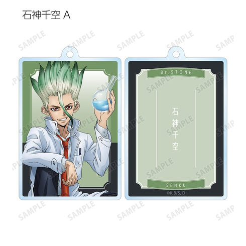 『Dr.STONE』描き下ろしイラスト 石化前ver. トレーディング両面アクリルキーホルダー(単位/BOX)【202510再販】