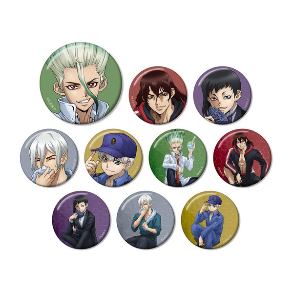 『Dr.STONE』描き下ろしイラスト 石化前ver. トレーディング缶バッジ(単位/BOX)【202510再販】