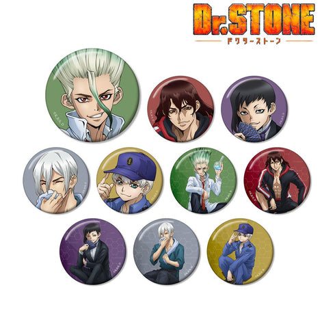 『Dr.STONE』描き下ろしイラスト 石化前ver. トレーディング缶バッジ(単位/BOX)【202510再販】
