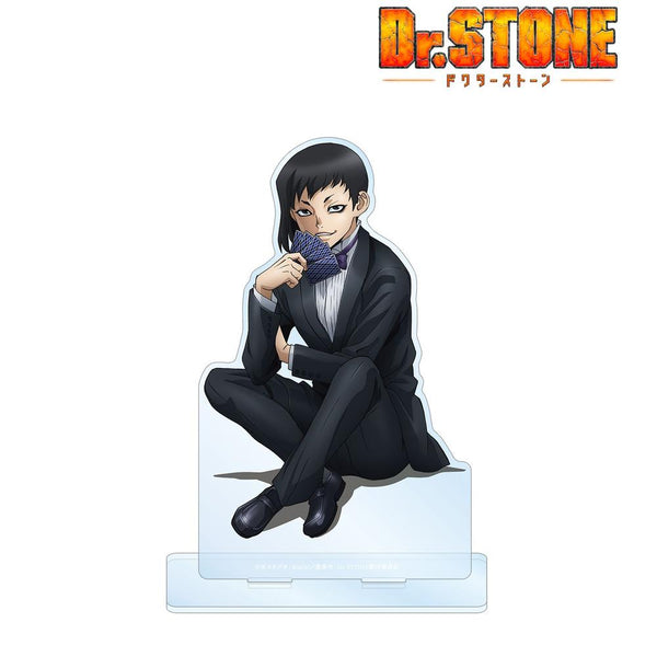 《Dr.STONE》全新繪製插圖 朝霧元 石化前版 BIG壓克力立牌【202609再版】
