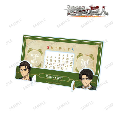 《進擊的巨人》調查兵團 桌上型壓克力年曆【202605再版】