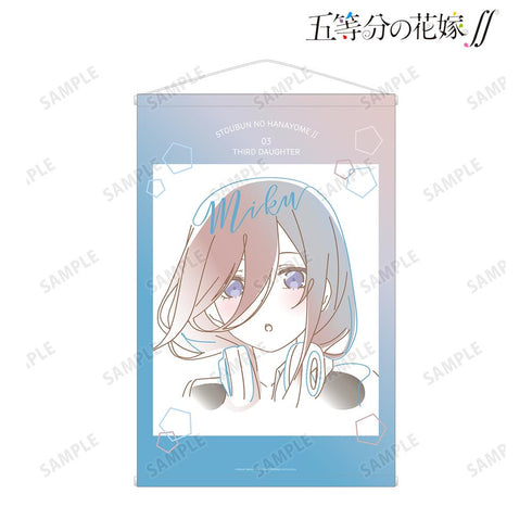 『五等分の花嫁∫∫』中野三玖 lette-graph 第2弾 B2タペストリー【202501再販】