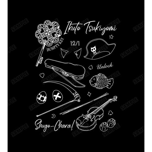 『しゅごキャラ!』月詠幾斗 Ani-Sketch バックプリントジップパーカーメンズ【202601再販】