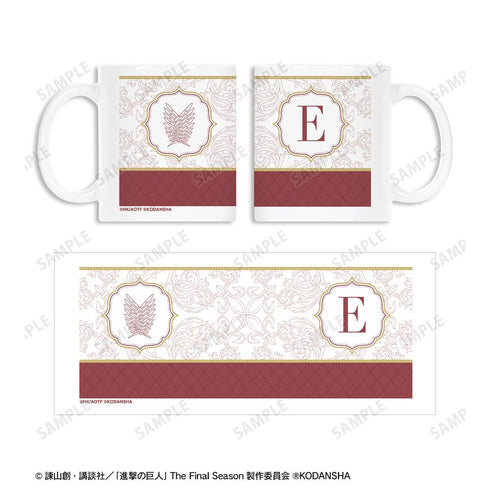 『進撃の巨人』描き下ろしイラスト ティータイムver. エレン マグカップ【202512再販】