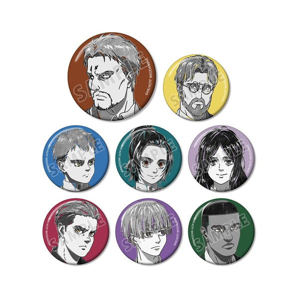 『進撃の巨人』トレーディング Ani-Art BLACK LABEL 缶バッジ ver.B(単位/BOX)【202512再販】