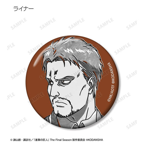 『進撃の巨人』トレーディング Ani-Art BLACK LABEL 缶バッジ ver.B(単位/BOX)【202507再販】