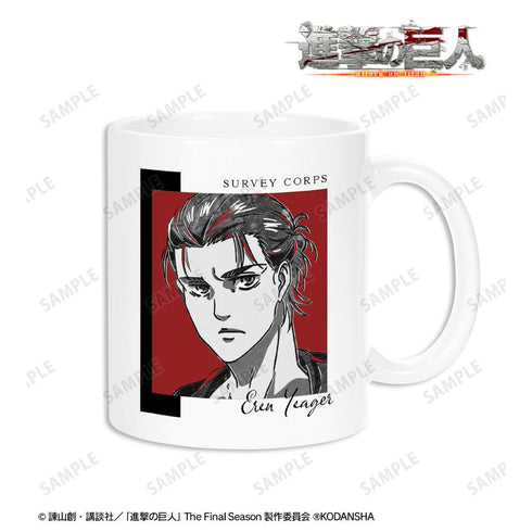 『進撃の巨人』エレン Ani-Art BLACK LABEL マグカップ【202510再販】