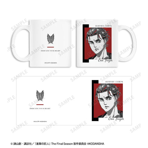 『進撃の巨人』エレン Ani-Art BLACK LABEL マグカップ【202510再販】