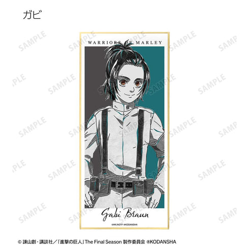 『進撃の巨人』トレーディング Ani-Art BLACK LABEL スタンド付き色紙 ver.B(単位/BOX)【202509再販】