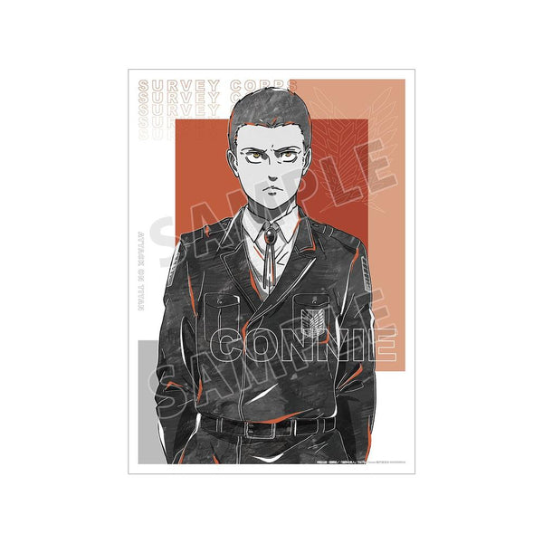 『進撃の巨人』コニー Ani-Art BLACK LABEL A3マット加工ポスター【202607再販】