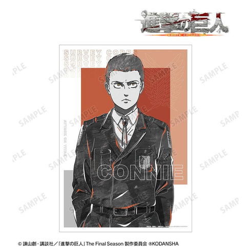 『進撃の巨人』コニー Ani-Art BLACK LABEL A3マット加工ポスター【202607再販】