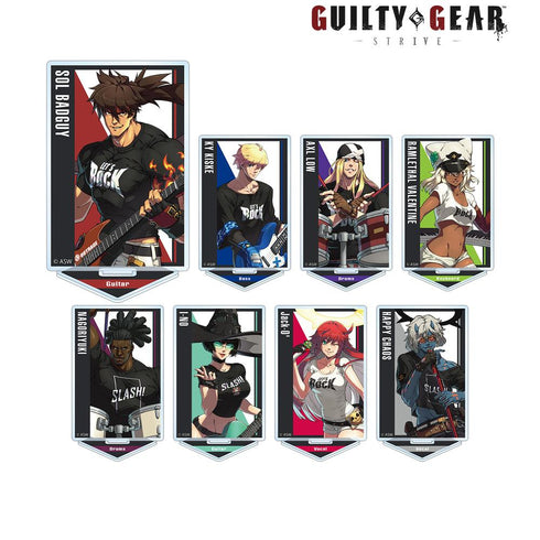 『GUILTY GEARTM -STRIVE-』描き下ろしイラスト バンドver. トレーディングアクリルスタンド(単位/BOX)【202508再販】