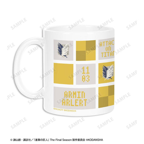 『進撃の巨人』アルミン マグカップ(ワンナイト人狼コラボドット絵ver.)【202512再販】