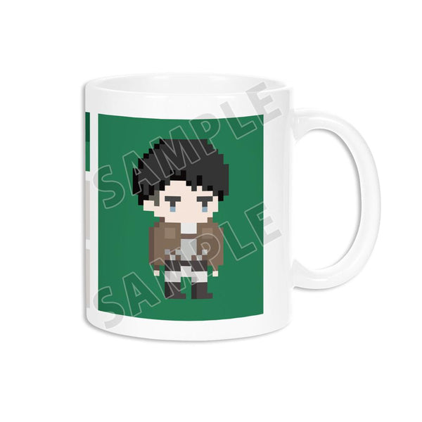 『進撃の巨人』リヴァイ マグカップ(ワンナイト人狼コラボドット絵ver.)【202512再販】