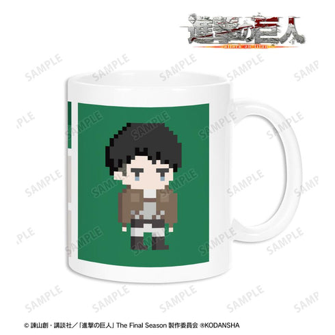 『進撃の巨人』リヴァイ マグカップ(ワンナイト人狼コラボドット絵ver.)【202512再販】