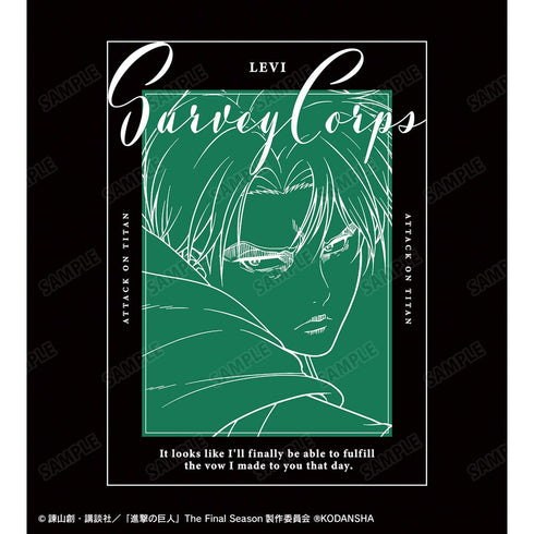 『進撃の巨人』リヴァイ 「あの日の誓いをようやく果たせそうだ」パーカーレディース【202512再販】