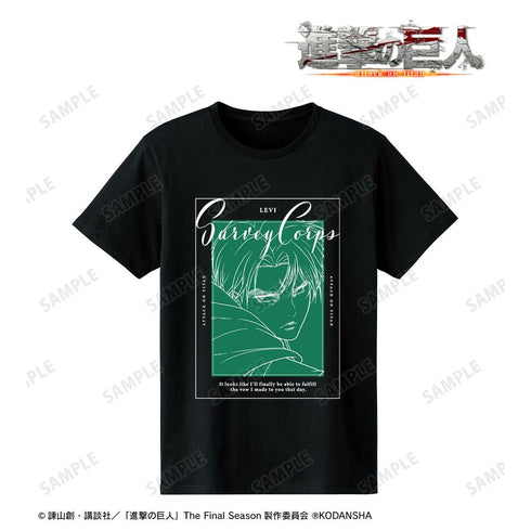 『進撃の巨人』リヴァイ 「あの日の誓いをようやく果たせそうだ」Tシャツメンズ【202507再販】